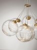 Lampa wisząca wielopunktowa LED ściemnialna okrągłe szklane designerskie kule 14,6cm nowoczesna ALBORA LE45749 Luces Exclusivas